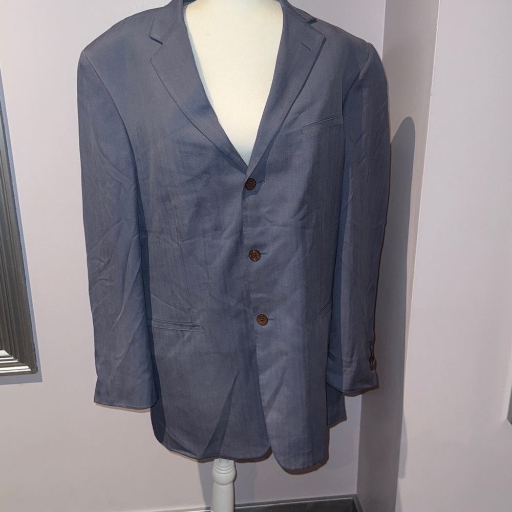 Joseph & Feiss Sport Coat Blazer 100%silk  Sz 44L